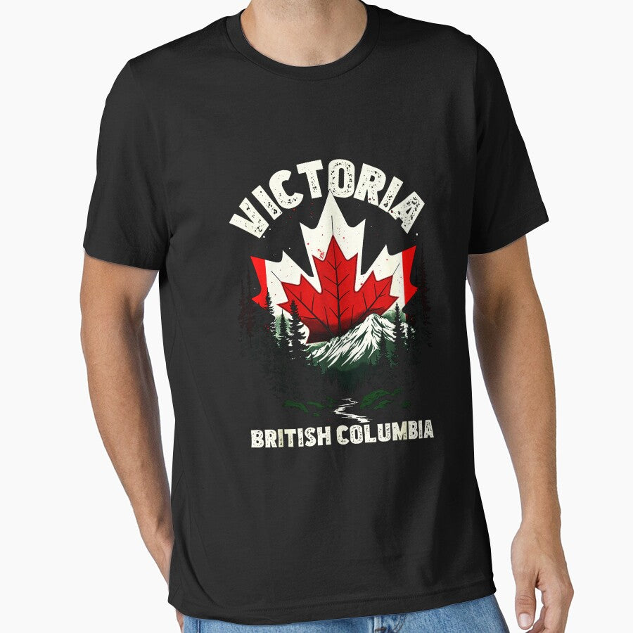 Vintage Victoria British Columbia BC, capital of British Columbia by AddlPoolart