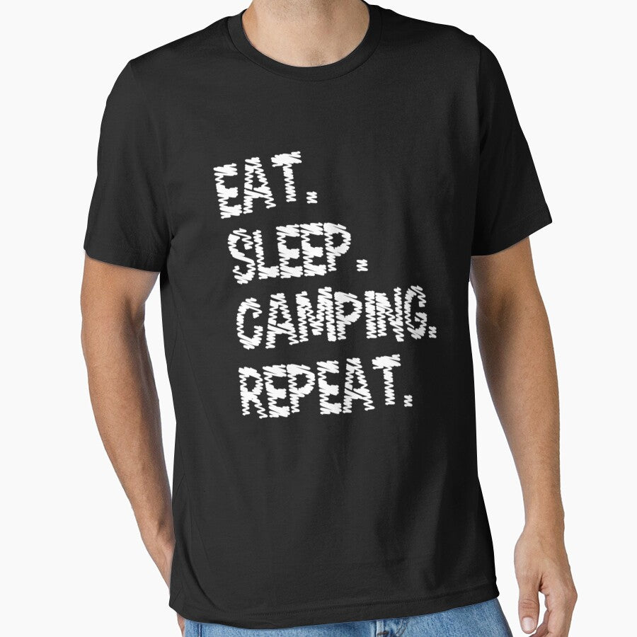 Eat sleep camping repeat Camping Repeat by DR-STORE
