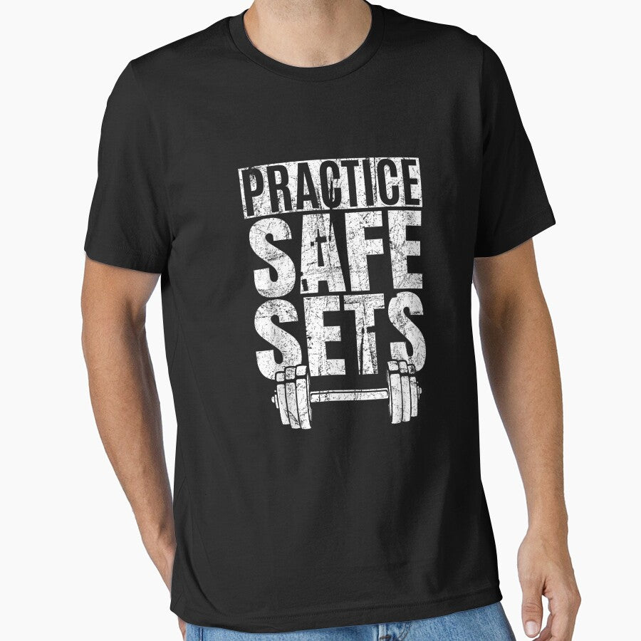 Bodybuilding Funny Practice Safe Sets by goombi-creative