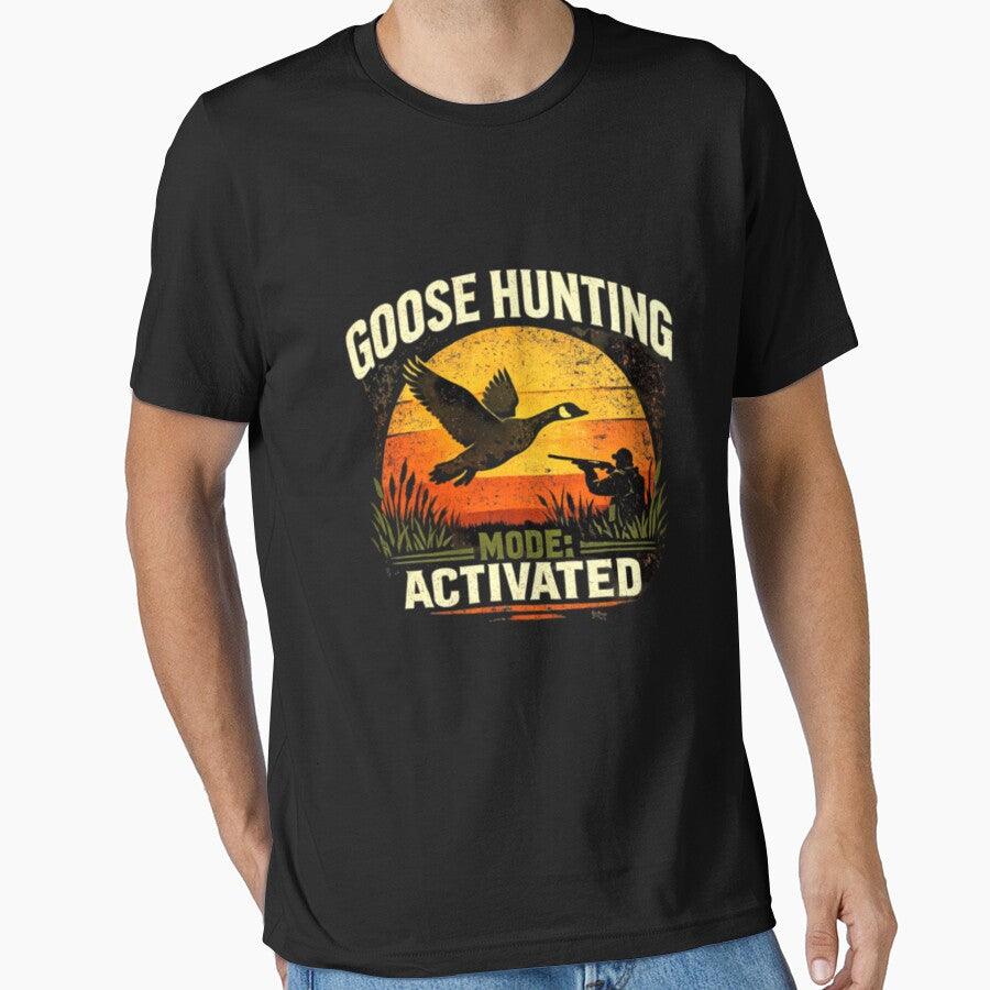 GOOSE HUNTING : Goose Hunting Mode Activated Vintage Sunset Hunter by Obinne