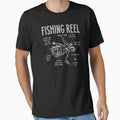 The Parts Of A Fishing Reel Funny Fisherman Angler Humor by StickChic