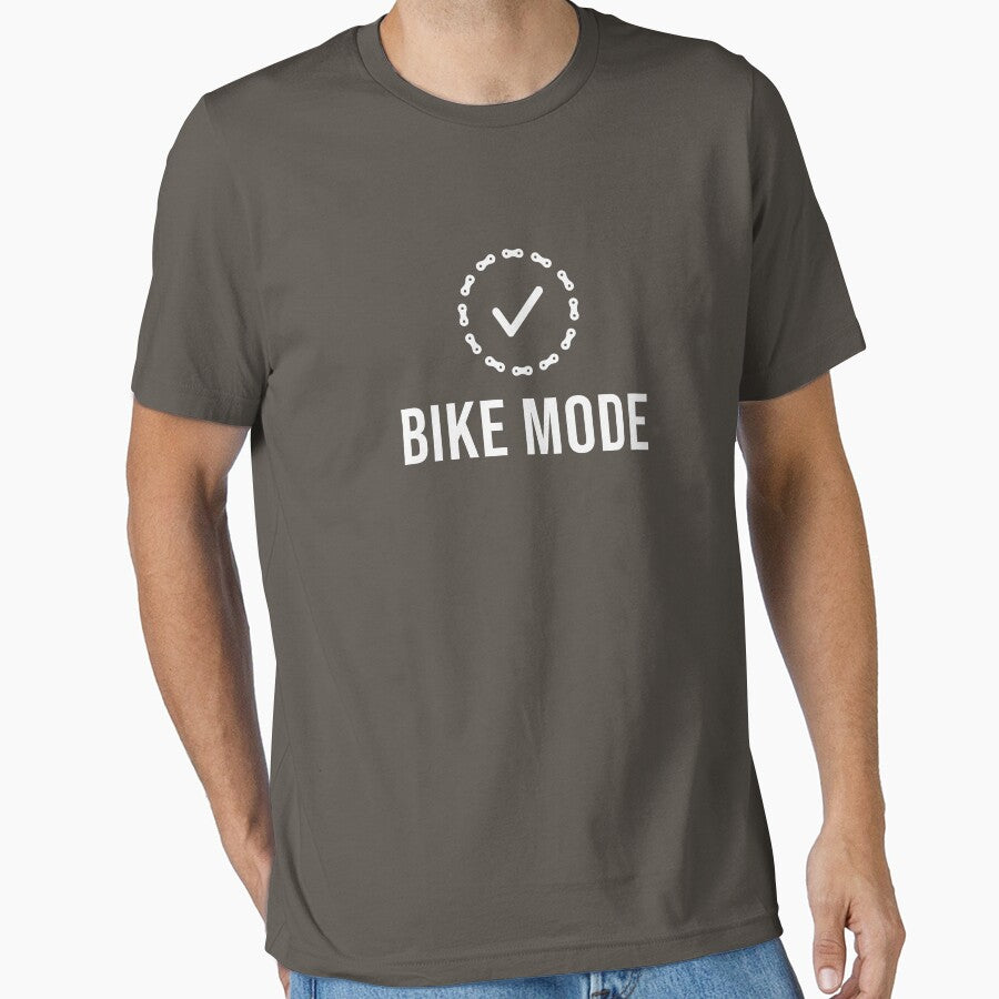 Bike Mode On - Minimalist Bicycle Motivation Design by ChainPower