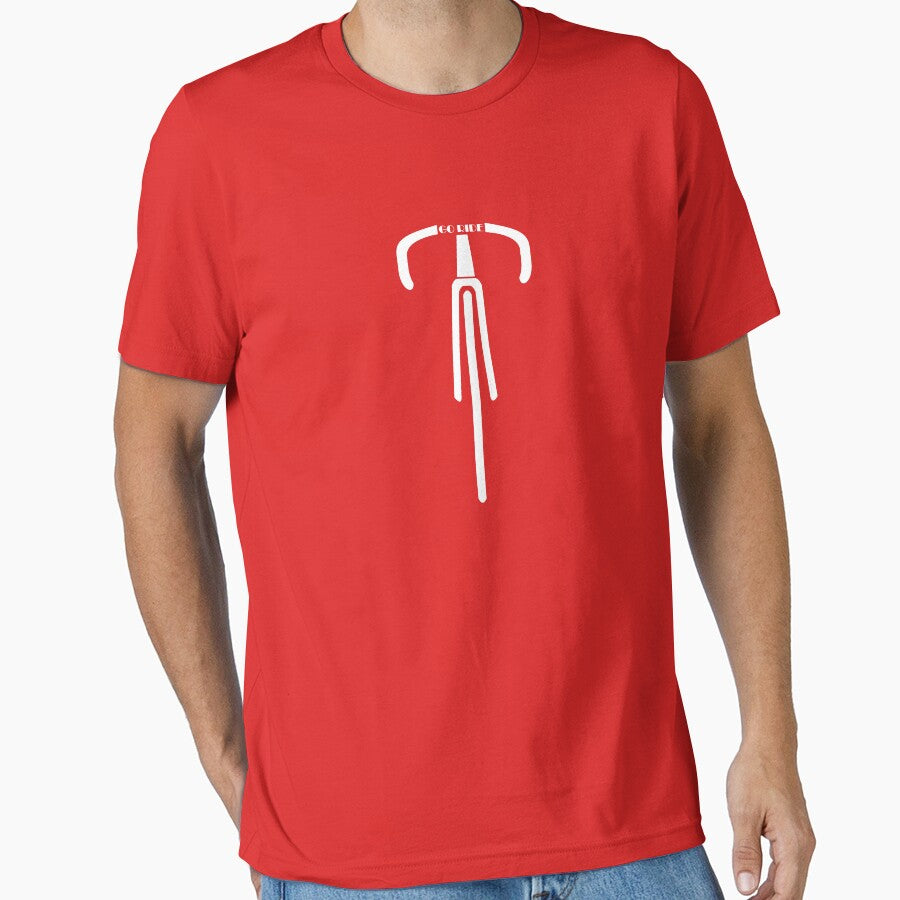 Go Ride Your Bicycle White by RabeDesigns