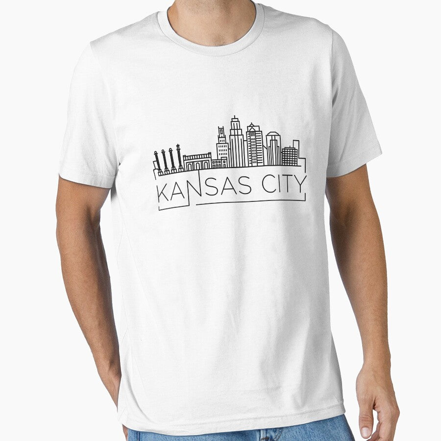 Kansas City Minimal Skyline by Bnaowu718