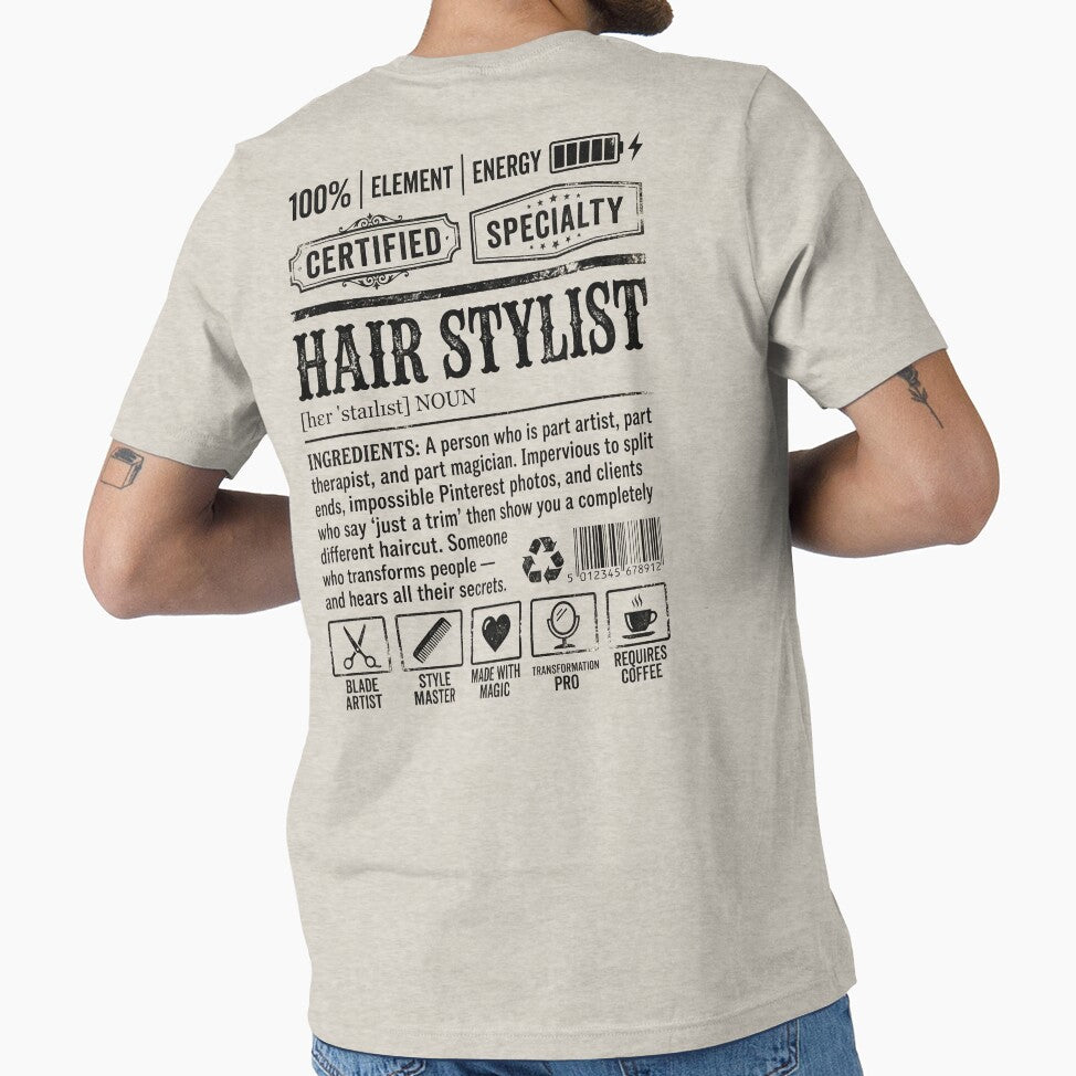 Funny Hair Stylist Definition Label Vintage Retro | Hairdresser Gift | Salon by pretty4u
