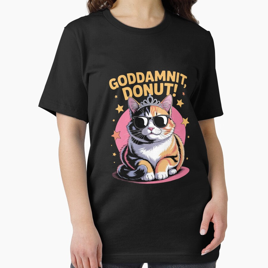 Funny Goddammit Donut Princess Cat Glasses by LeeEvans222