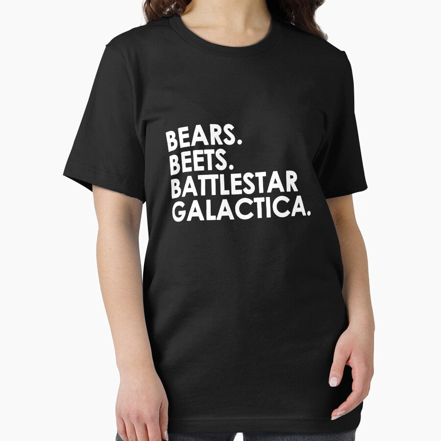Bears, Beets, Battlestar Galactica. by glitteredgold