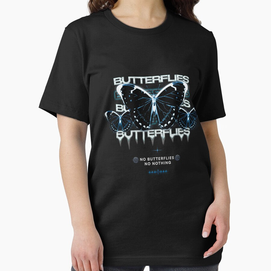 Grunge Butterflies Streetwear Design by Cyber-Cyanide