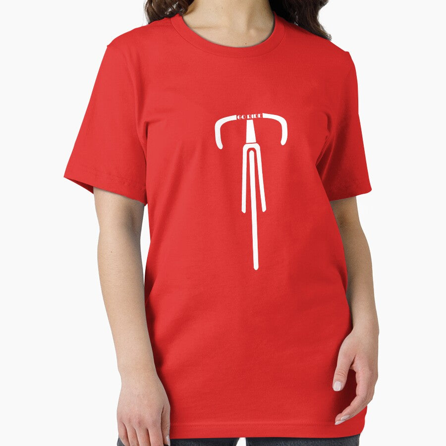 Go Ride Your Bicycle White by RabeDesigns
