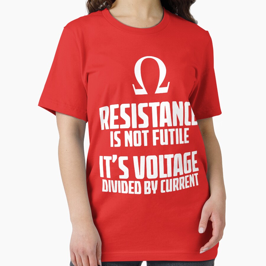 Funny Electrician - Physics T Shirt by bitsnbobs