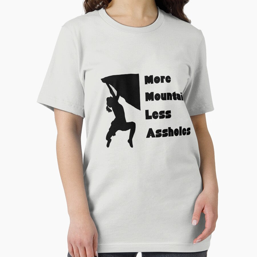 More Mountains Less Assholes Camping Funny Sayings Mens And Women Gift Ideas Jokes Design Fun Camping by Akmloza