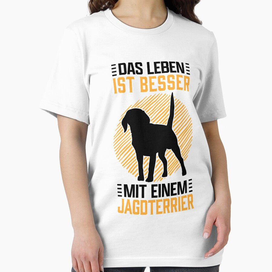 Life with German Jagdterrier hunting dog saying by madgrfx