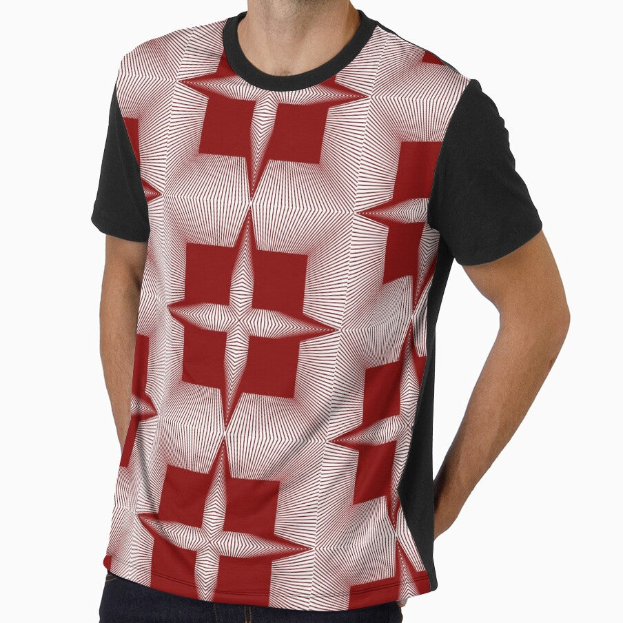 Geometric Pattern Design 08 by Patternsdesign Unisex , , , Long Sleeve Tee