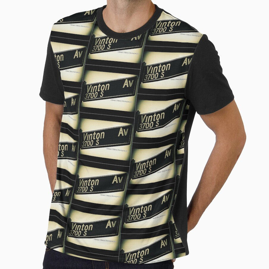 Vinton Avenue, Culver City, California by Mistah Wilson by The Street Sign Store Unisex , , , Long Sleeve Tee