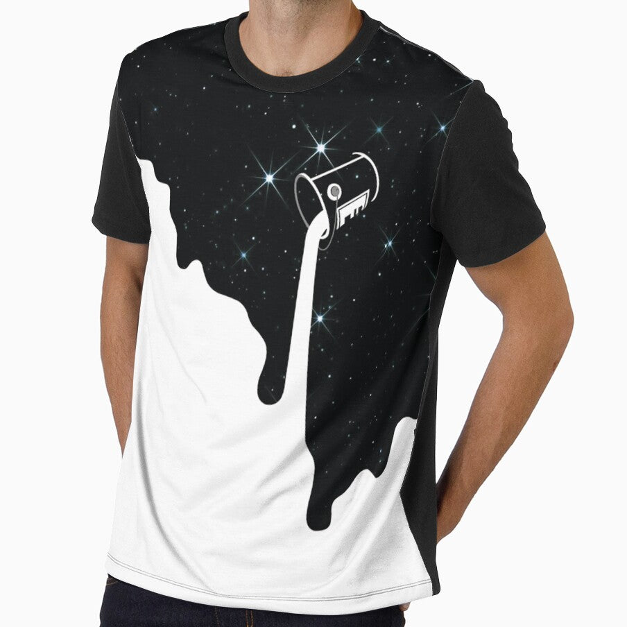 White Paint Bucket In Space by Izlan Shah