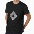 DAVID | White  | Modern Geometric Kufi Calligraphy | From Name to Art by FOR YOUR NAME