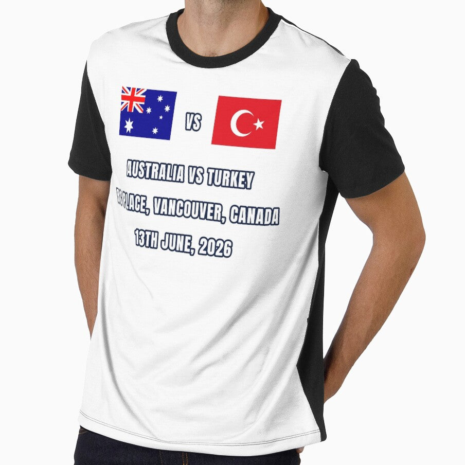 Australia vs Turkey 13 June 2026 – Football Match Design Vancouver by The Hairy Melon
