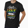 God's Love Is Fully Inclusive Gay Pride Christian Rainbow Flag LGBT Quote LGBTQ+ by lanynx design