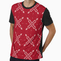 Minimalist Abstract Geometric Cross Pattern by SahmatArt