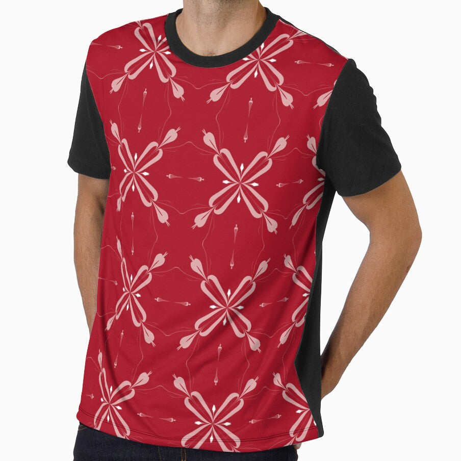 Minimalist Abstract Geometric Cross Pattern by SahmatArt