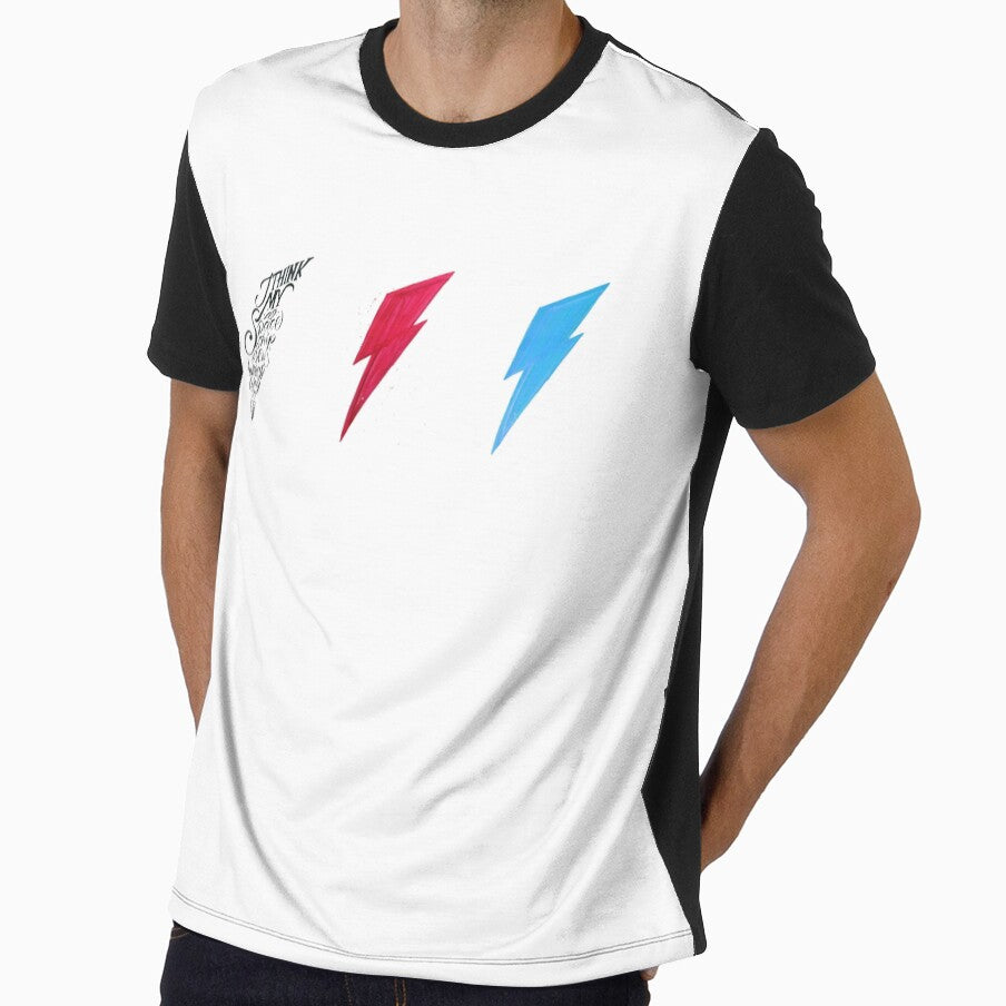 David Bowie Triple Lightning Bolt by Matt Astle