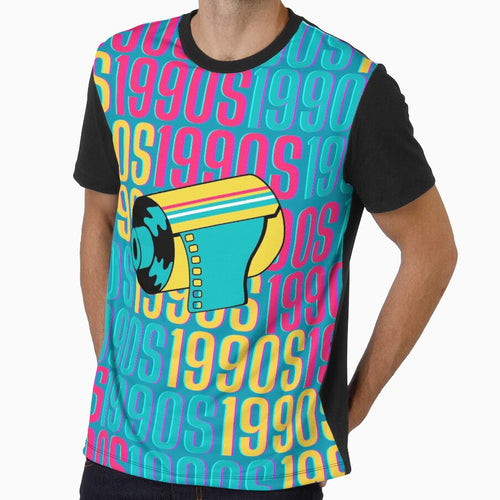 1990s retro design 33 - Teal Background by PunjabanJatti