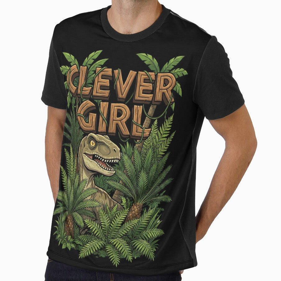 "Clever Girl" Velociraptor Funny Jurassic by Tong4130
