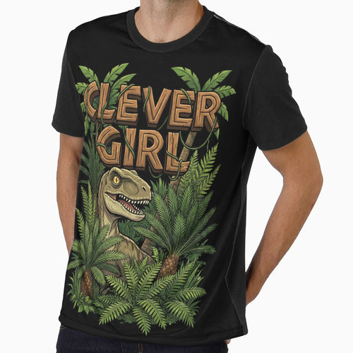 "Clever Girl" Velociraptor Funny Jurassic by Tong4130