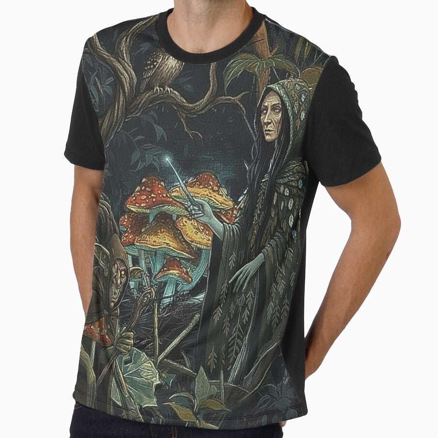 dark cottagecore mushroom forest/gothic botanical by SKULLARTISTRY