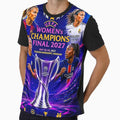 UEFA Women's Championship Season - July 22, 2026 to June 30, 2027 by DBM Photo Art 1 Unisex , , , Long Sleeve Tee