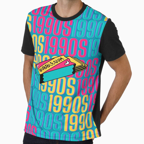 1990s retro design 8 - Teal Background by PunjabanJatti