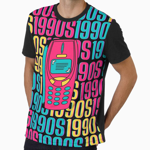 1990s retro design 4 - Black Background by PunjabanJatti