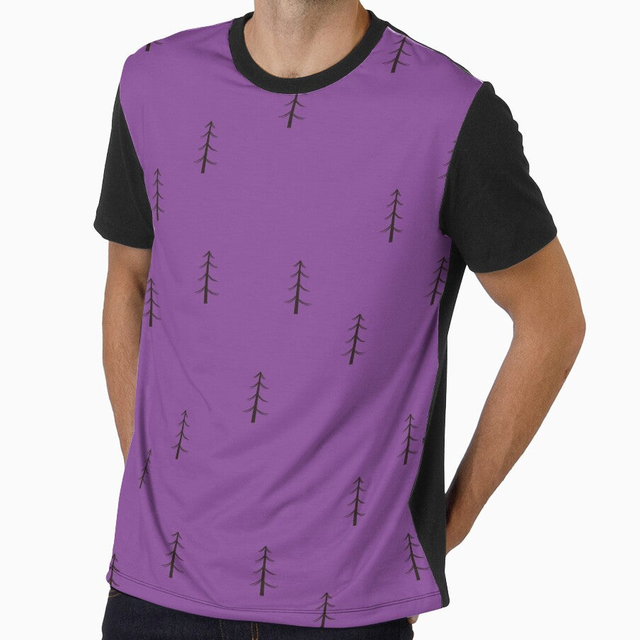 Minimalist Forest on Purple by KSimpson838
