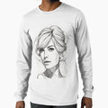 Monochrome Mastery: Abstract Portrait Line Art in Black & White - Nala by BPMagic