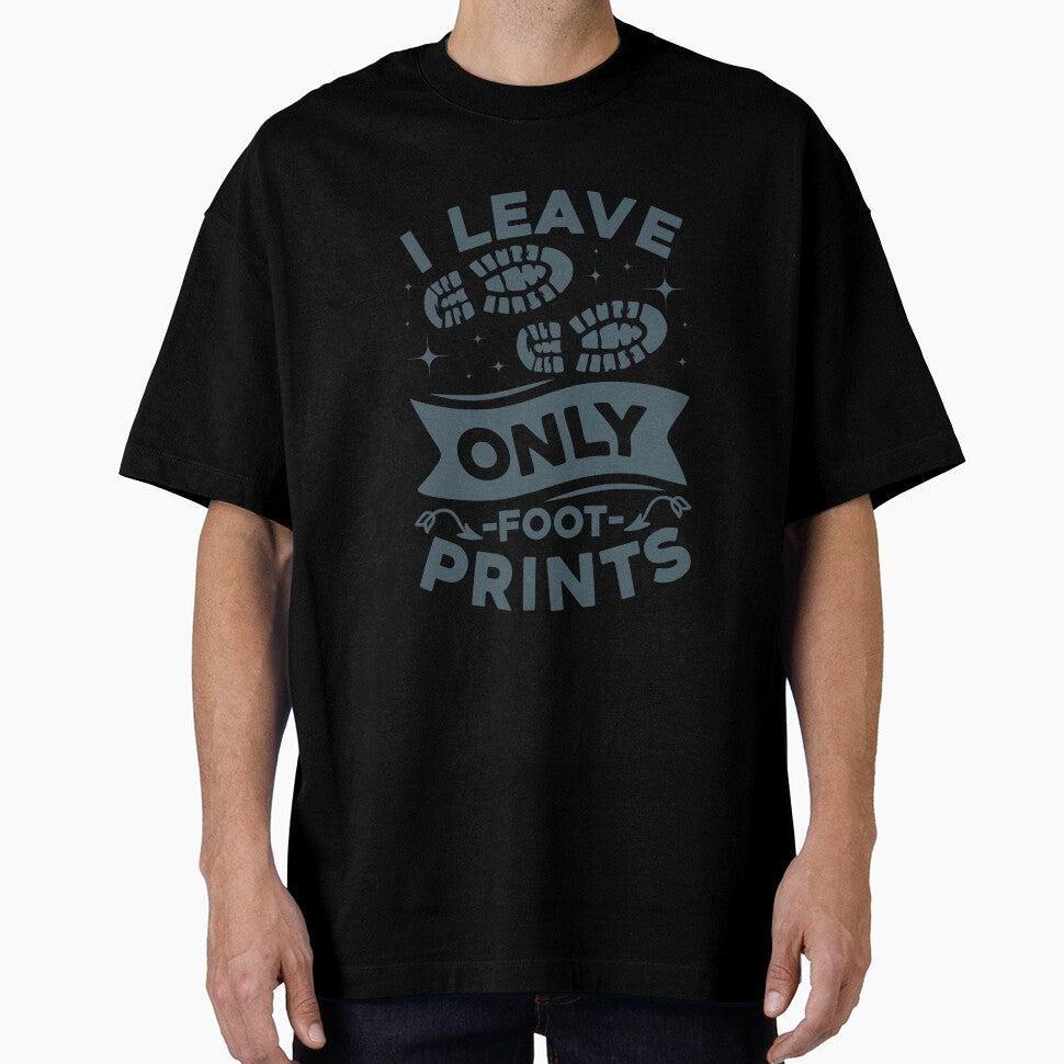 Leave Only Footprints Hiking Quote by OutdoorTreats
