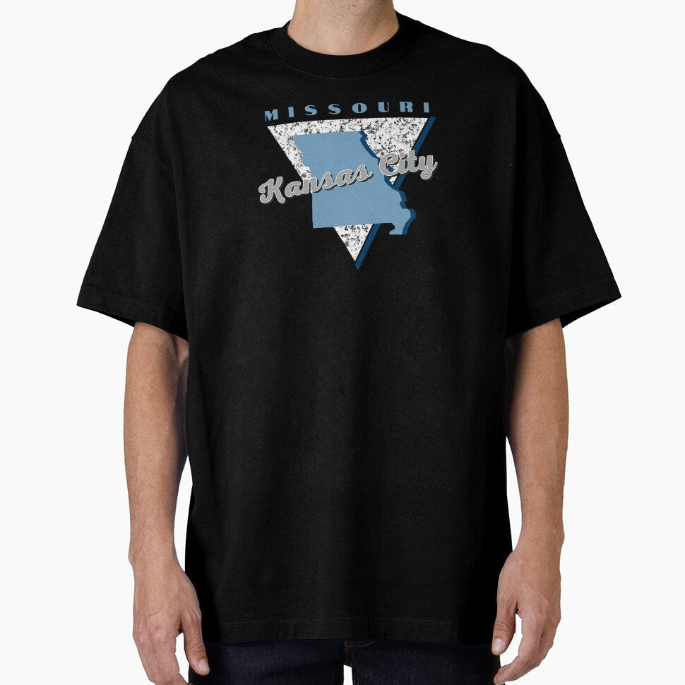 Kansas City, Missouri - Retro by AK Design Co. Unisex , , , Long Sleeve Tee