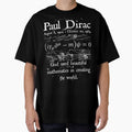 Nerdy Vintage Paul Dirac God Used Beautiful Mathematics in Creating the World Quote Physics Science Teacher White Text by MathWare MathClips