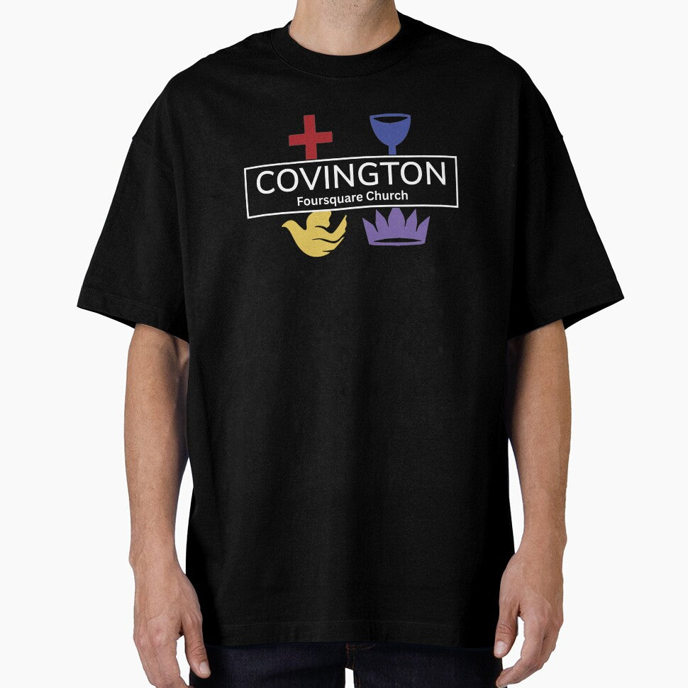 Covington Foursquare church logo Dark background by Cov4sq
