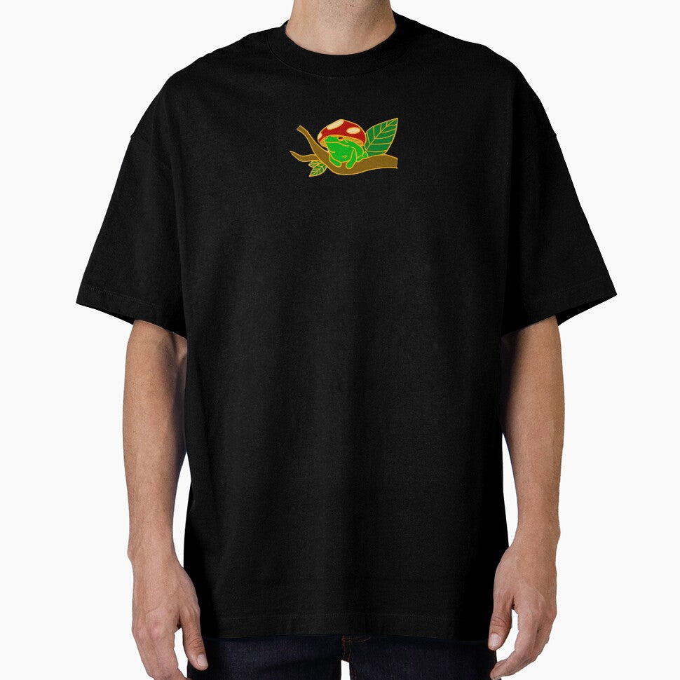 No Thoughts, Just Vibes Mushroom Frog by TofusMom
