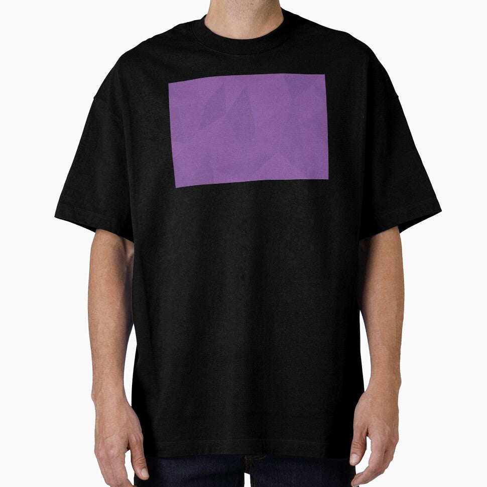 Purple, modern, trendy, urban abstract illustration art of geometric shapes by theendup