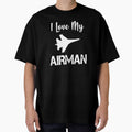 I Love My Airman Trained To Fly Airplane Gift by Bendthetrend