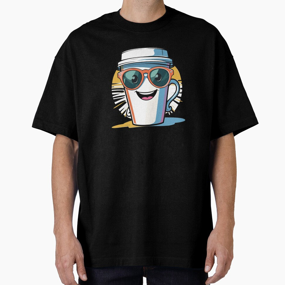Coffee Theme Cool Coffee Cup Sunglasses by Coffread