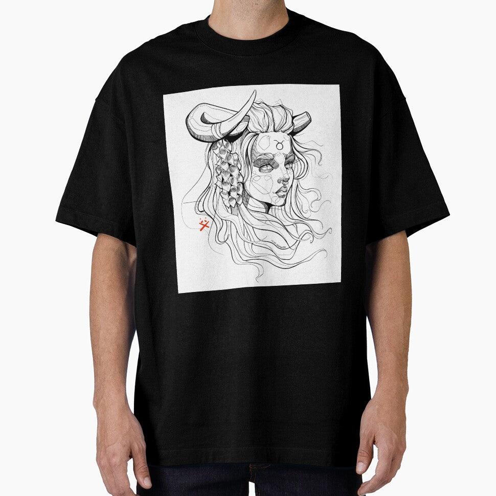 Tauro: A Beautifully Crafted Lineart Portrait for Your Zodiac Collection by MxnDesigner