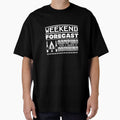 Weekend Forecast Camping With A Chance of Drinking Funny Tee by suespak