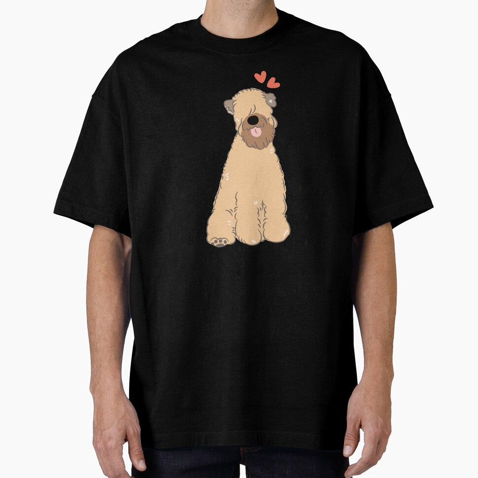 Love Gold Soft Coated Wheaten Terrier 2 by Lulupainting