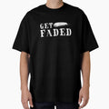 Get Faded Barber design Funny Hair Trimmer Stylist Gift Tee by woodsgoodsco