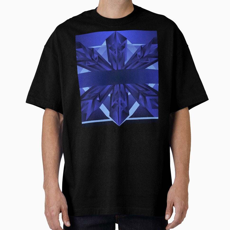 Futuristic Blue Geometric by Gradient Concept