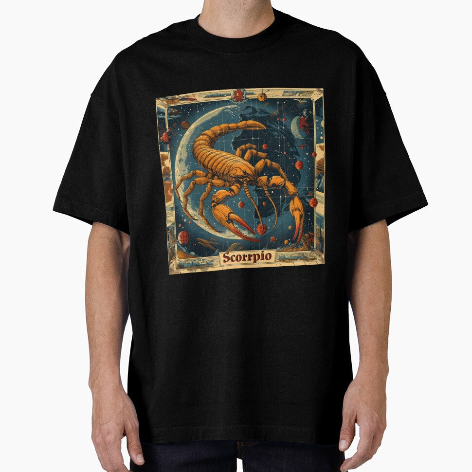 Vintage SciFi Style Scorpio Zodiac Sign by AiHead