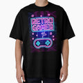 Retro Gamer Neon Art Typography by Vectorheroes