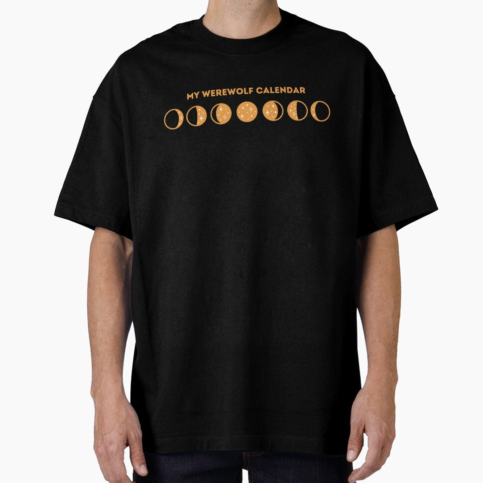 My Werewolf Calendar T-Shirt | Daily Wear T-Shirt by RyleDesign
